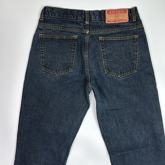 Fossil Vintage Dark Wash Jeans Size 6 - Picture 4 of 11